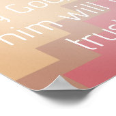 Hij is mijn fourgetje psalm 91 Bijbelscriptie Poster (Hoek)