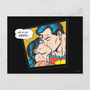 Hij is mijn held briefkaart