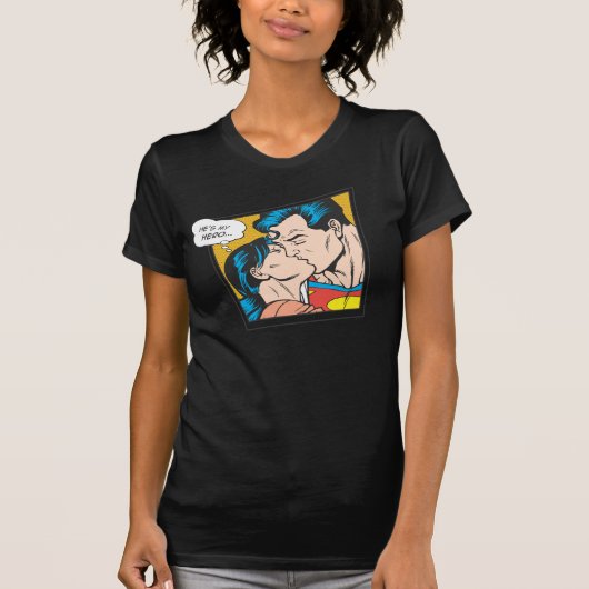 Hij is mijn held t-shirt (Voorkant)