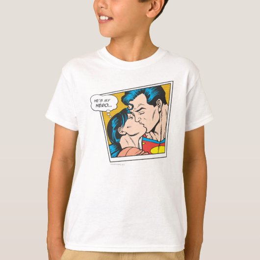 Hij is mijn held t-shirt (Voorkant)