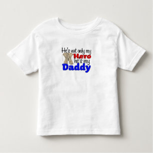 Hij is mijn Hero en mijn papa Kinder Shirts