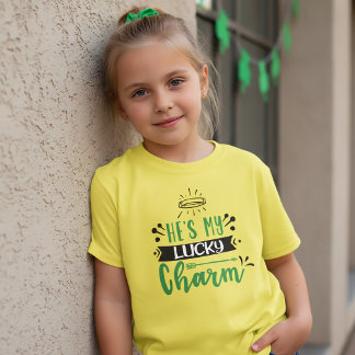Hij is mijn Lucky Charm St. Patrick T-shirt voor k