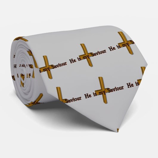 Hij is mijn redder Stropdas (Opgerold)