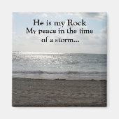 Hij is mijn Rock Natuur Scene. Magneet (Voorkant)