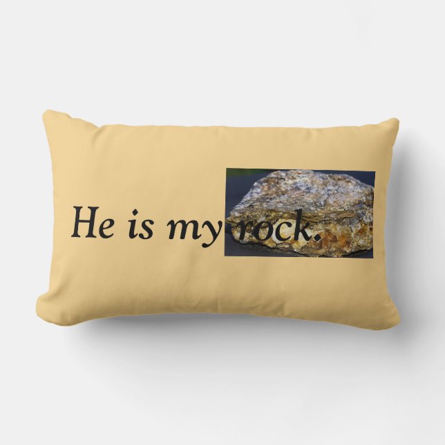 Hij is mijn rockquote Sierkussen Kussen (Voorkant)
