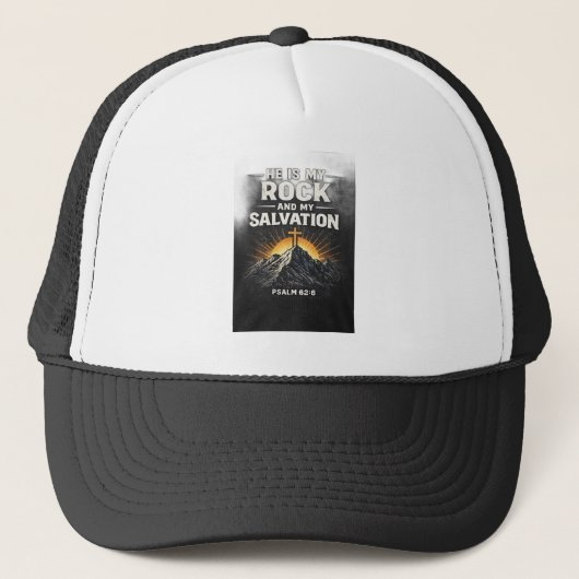 Hij is mijn rots trucker pet (Voorkant)
