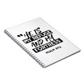 Hij is mijn toevluchtsoord en mijn vesting (Psalm Notitieboek (Rechterzijde)