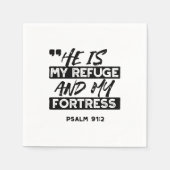Hij is mijn toevluchtsoord en mijn vesting (Psalm Servet (Voorkant)