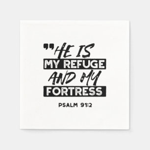 Hij is mijn toevluchtsoord en mijn vesting (Psalm  Servet
