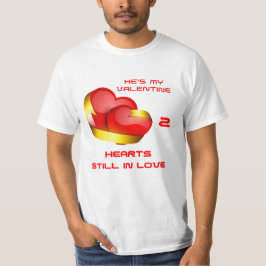 Hij is mijn Valentijn T-shirt