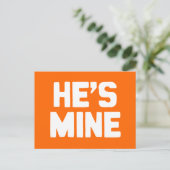 HIJ IS MINE BRIEFKAART (Staand voorkant)