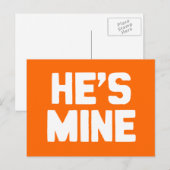 HIJ IS MINE BRIEFKAART (Voorkant / Achterkant)