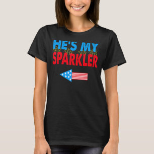 Hij is m'n spaarboekje op 4 juli... en hij komt ov t-shirt