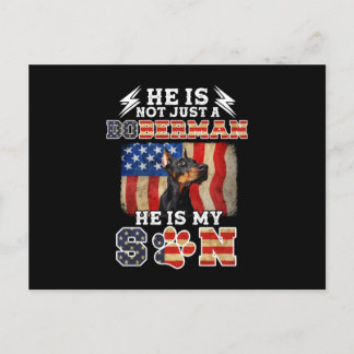 Hij is niet alleen een Doberman, hij is mijn Honde Briefkaart