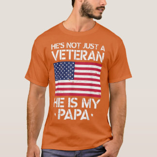 Hij is niet alleen een veteraan-Amerikaanse vlag,  T-shirt