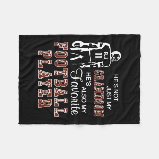 Hij is niet alleen mijn kleinzoon, hij is mijn fav fleece deken (Voorkant (Horizontaal))