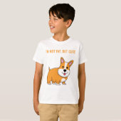 Hij is niet dik maar schattig T-shirt (Voorkant volledig)