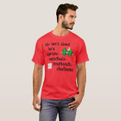 Hij is niet dood t-shirt (Voorkant volledig)