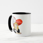 Hij is niet mijn grootvader Coffee Mok (Voorkant links)