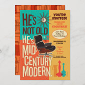 Hij is niet oud Ik ben midden eeuw moderne feestui Kaart (Voorkant / Achterkant)