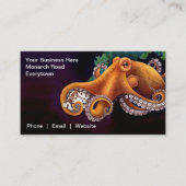 Hij is (octopus) met Cowry Visitekaartje (Voorkant)