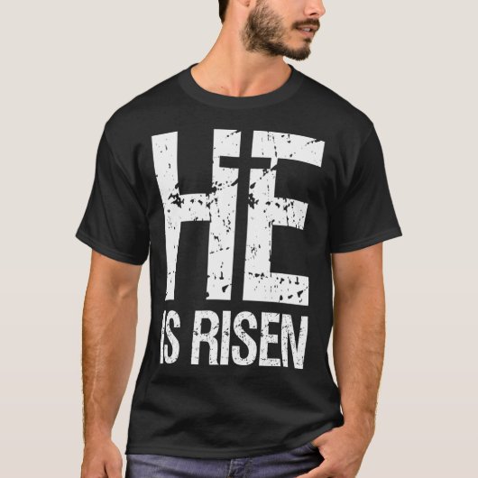 Hij is ontroerd - Christelijk geloof Jezus Christu T-shirt (Voorkant)