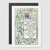 Hij is ontstane  paastekst met sneeuwval (Voorkant / Achterkant)