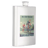 Hij is op de limiet tijd om het vrouwenwielrennen  flacon (Rechts)