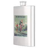 Hij is op de limiet tijd om het vrouwenwielrennen  flacon (Links)