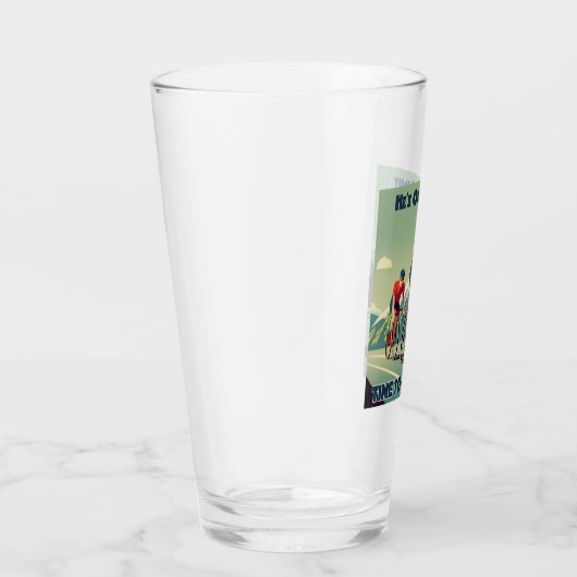 Hij is op de limiet tijd om het vrouwenwielrennen  glas (Rechts)