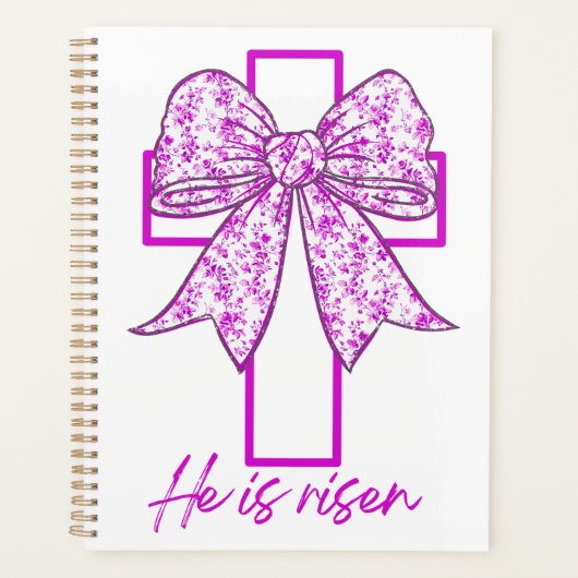 Hij is opgegroeid met cross-paas bloemen Coquette Planner (Voorkant)