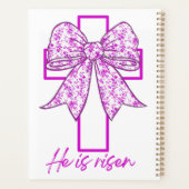 Hij is opgegroeid met cross-paas bloemen Coquette Planner (Achterkant)