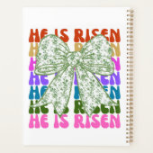 Hij is opgegroeid met cross-paas bloemen Coquette Planner (Achterkant)