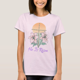 Hij is opgegroeid met T-shirt Christelijk Easter L