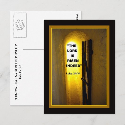 HIJ IS OPGESTAAN BRIEFKAART (Voorkant / Achterkant)