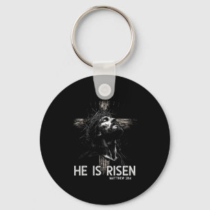 Hij Is Opgestaan Christelijk Kruis Jezus Bijbelver Sleutelhanger