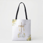 Hij is opgestaan Christelijk Pasen gepersonaliseer Tote Bag (Voorkant)
