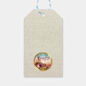 Hij is Opgestaan en Viering van Pasen Cadeaulabel (Achterkant)