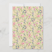 Hij is Opgestaan en viering van Pasen Kaart (Achterkant)