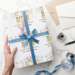 Hij is opgestaan in religieus Christelijk citaat P Cadeaupapier