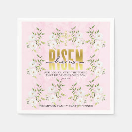 Hij is opgestaan in religieus Christelijk citaat P Servet