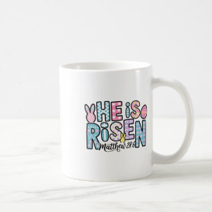 Hij Is Opgestaan Jezus Christelijk Gelukkig Pasen Koffiemok