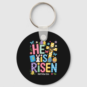 Hij Is Opgestaan Jezus Christen Gelukkig Pasen Vro Sleutelhanger