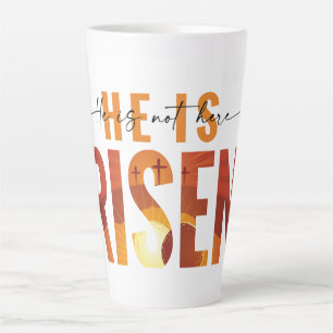 Hij Is Opgestaan Jezus Opstanding Koffie Latte Mok
