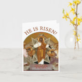 Hij Is Opgestaan! Kaart (Gele Bloem)