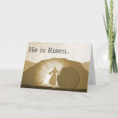 Hij is Opgestaan Kaart (Voorkant)