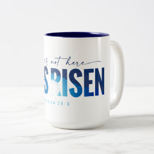 Hij is opgestaan koffie Mok