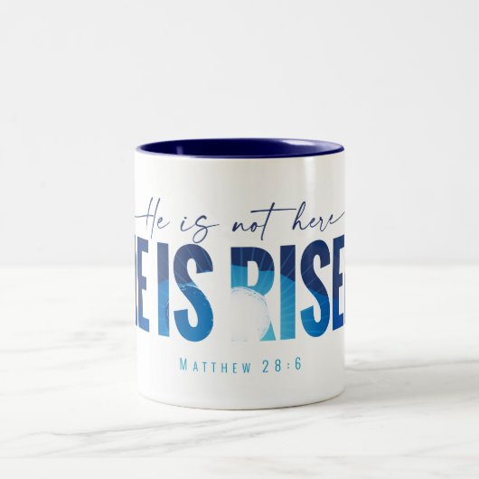 Hij is opgestaan koffie Mok (Center)