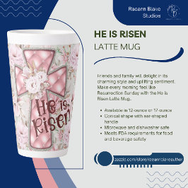 Hij is Opgestaan Latte Mok