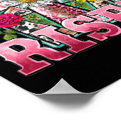 Hij is opgestaan luipaard Happy Easter Day Christe Poster (Hoek)